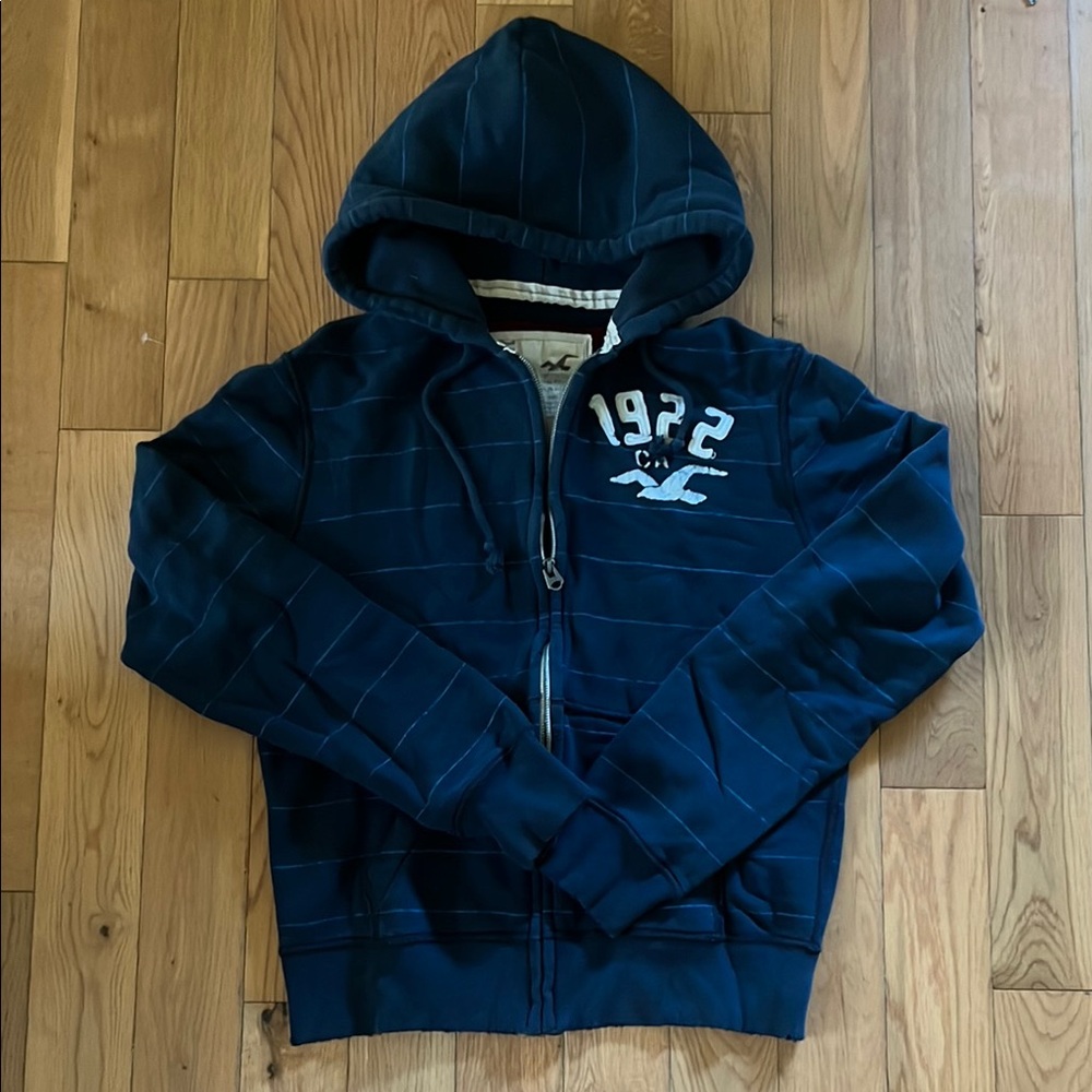 Navy Blue Hoodie with Logo